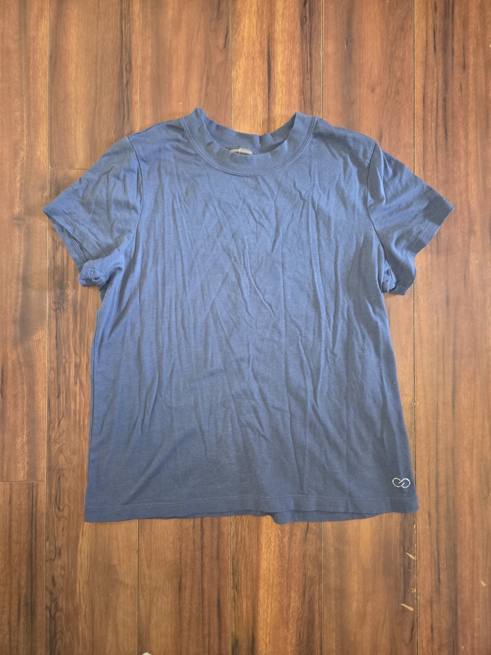 CALIA by Carrie Underwood Women's Short Sleeve Crew Tee in Blue/gray Size Medium